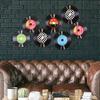 12Pcs Retro Vinyl Record Decoration Wall Stickers Paper Records Home Decor Music Naments Fake Discs Art Black White Colorful