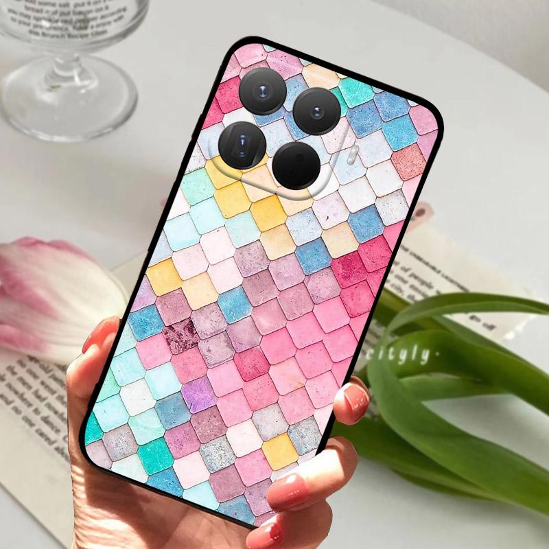 For Xiaomi 15T Pro Case 15TPro 6.83" Soft Silicone TPU Back Cover For Xiaomi 15 T Pro Phone Case Shockproof Protective Fundas