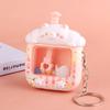 Creative Design Catching Ball Machine Keychain Fun Small Home Crane Machine Pendant Cute Backpack Decoration Children Gifts