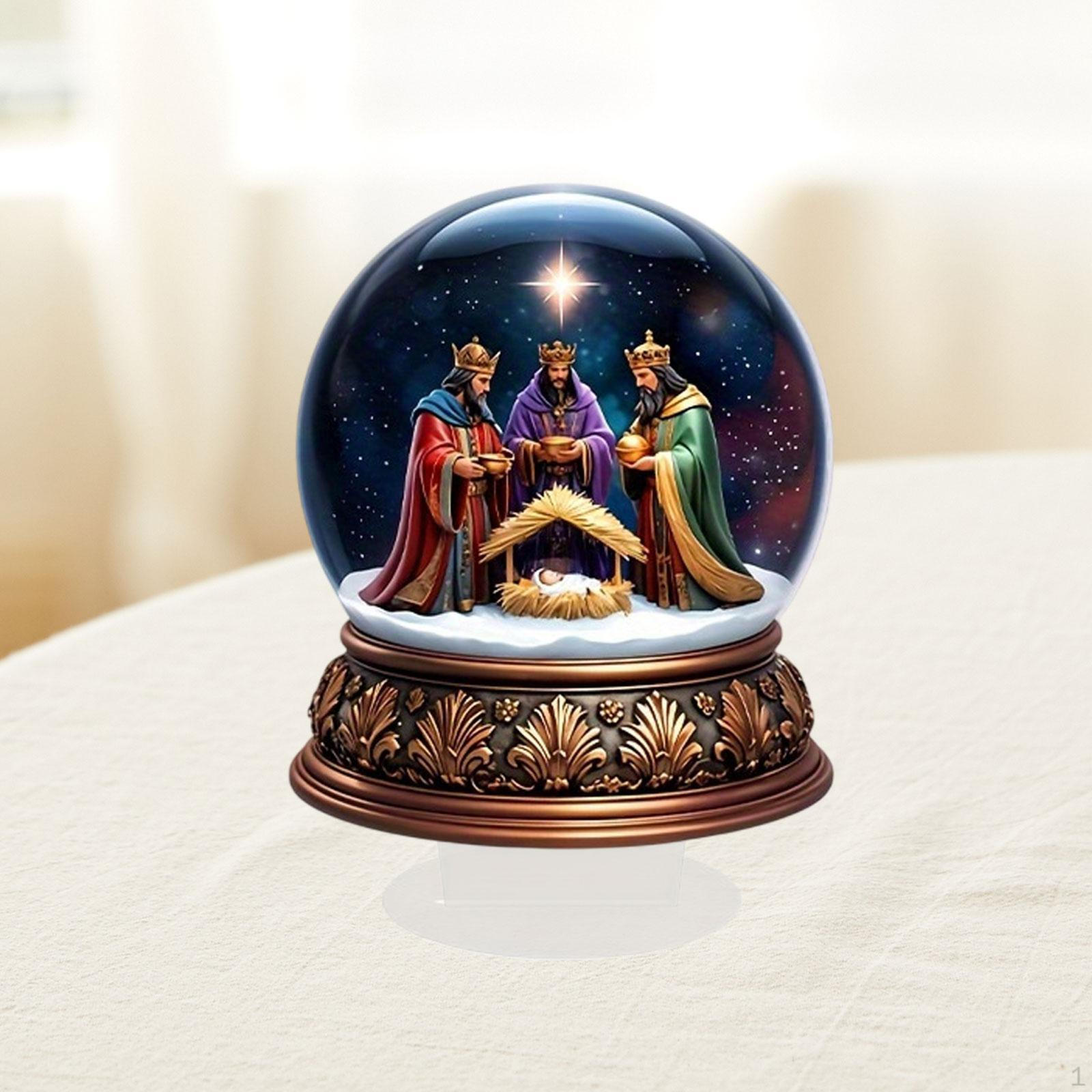 

2D Иисус акриловый знак ремесло подарок акцент орнамент пластина с подставкой для внутреннего офиса гостиной 17cmx13.5cm