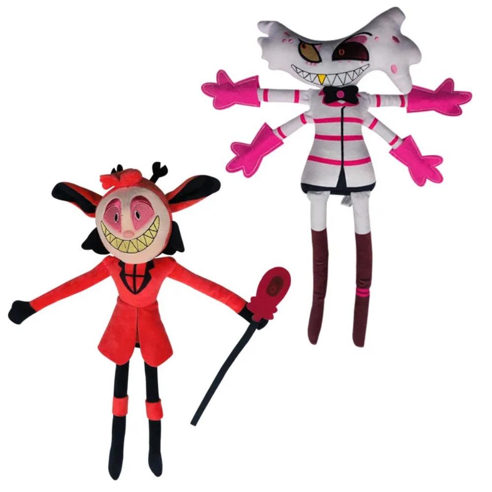 Nuevo 45CM El Increíble Hotel Hazbin Alastor Dibujos Animados Anime Peluches Juguetes Peluche Relleno Periférico Regalo de Navidad Regalo de Cumpleaños