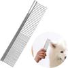 Pet Grooming Comb Stainless Steel Dogs Comb Cat Hair Removal Comb Pet Fur Knot Cutter Double Toothed Comb Pet Detangling Tool
