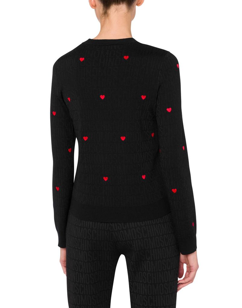 MOSCHINO Heart All-Over Knit