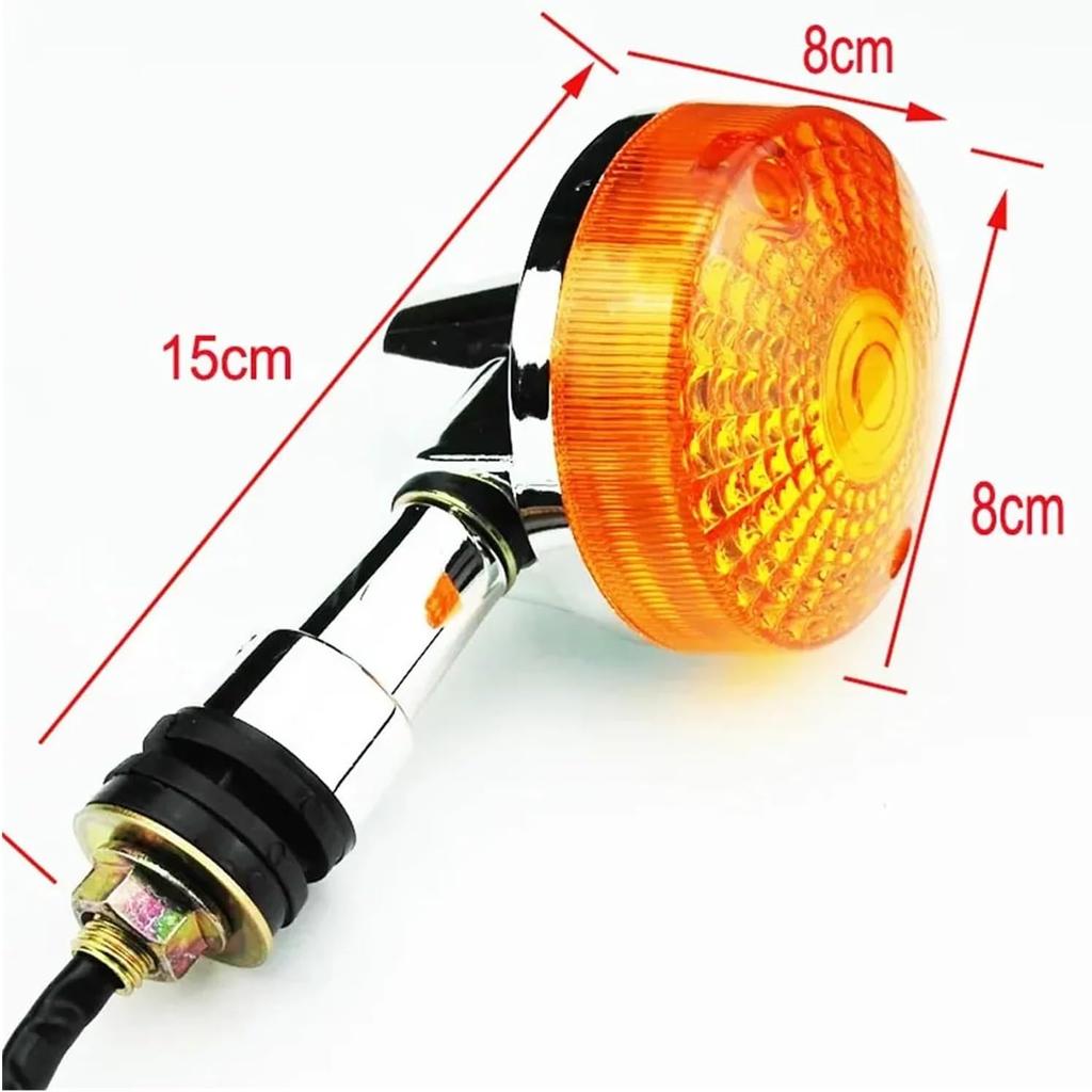 Moto Indicators Original 2PCS 12V Motorcycle GN125 GN 125 HJ125-8 GS125 GS 125 Moto Turn Signal Light Lamp Blinker 250-850 25-3015 263015