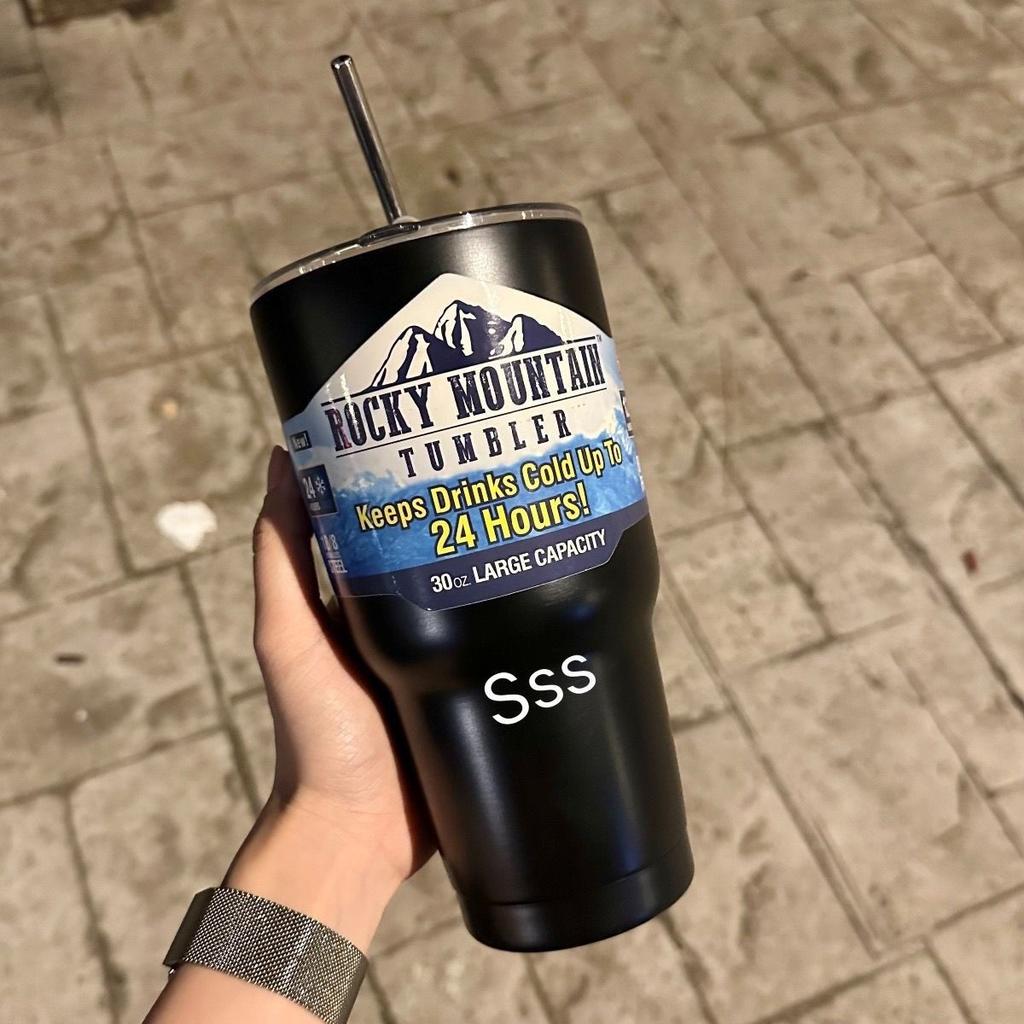 304 Stainless Steel Insulated Coffee Cup Classic Design Lid Dual Purpose Hot Cold Beverages Vacuum Cup for Car Use