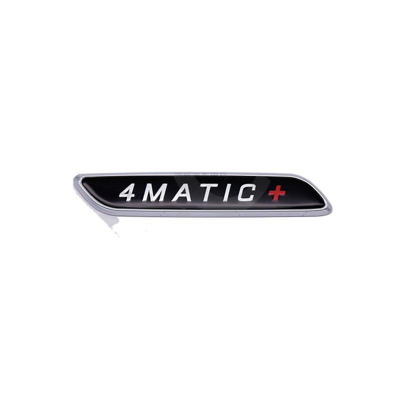 2Pcs 3D ABS 4Matic 4 Matic+ Letter Word Emblem 4Matic Car Fender Logo Stickers Rear Trunk Tailgate Decals Badge Car Accessories