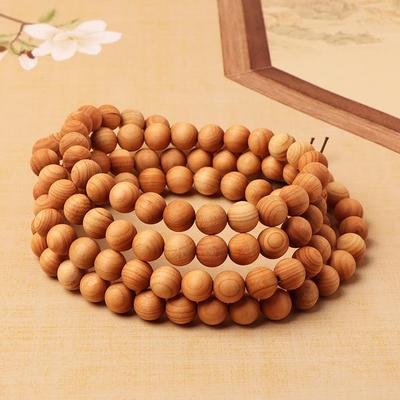 Náramek z dřevěných korálků túje: 108 buddhistických modlitebních korálků, Taihang růženec šperky pro páry