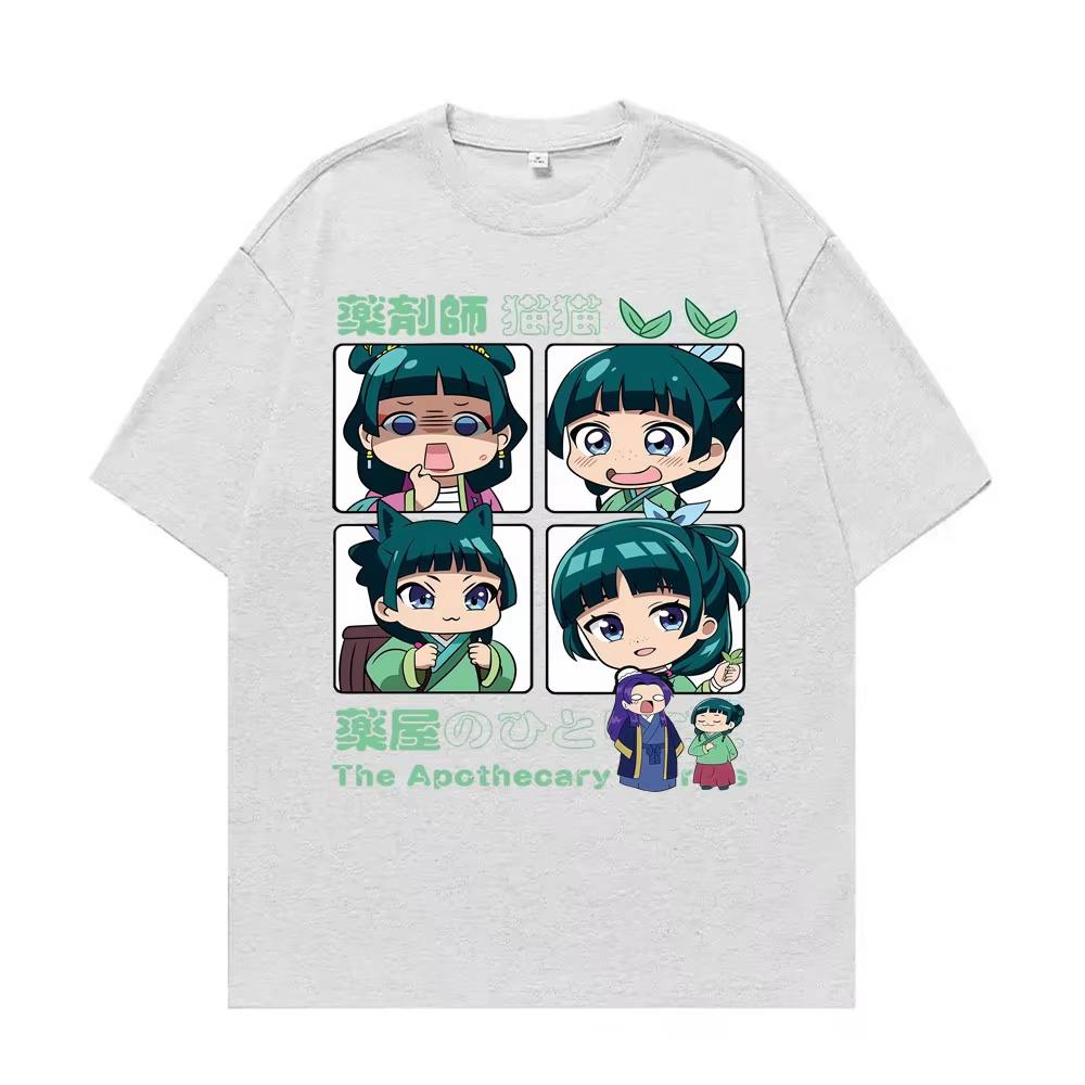 

Manga The Apothecary Diaries Graphic T Shirt Men s Fashion Cute Short Sleeve Japanese Anime T-shirts Women Cotton Loose T-shirts 4XL