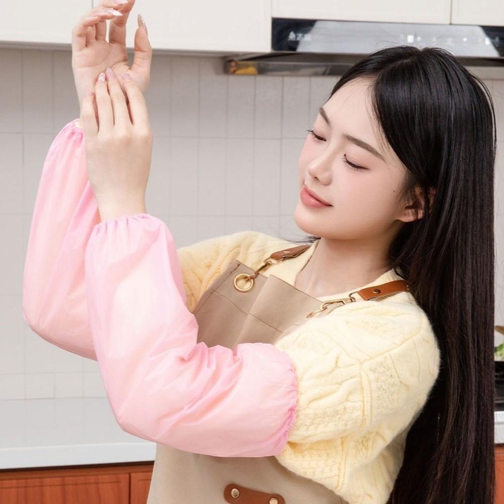 Thickened Sleeve Protectors for Arms Oil-proof Long Oversleeve New Oil Sleeves  Kitchen