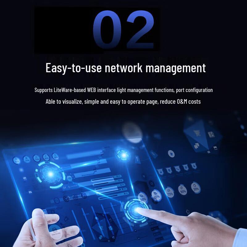 H3C MS4100-24G-HPWR-LI Gigabit PoE+ Managed Switch