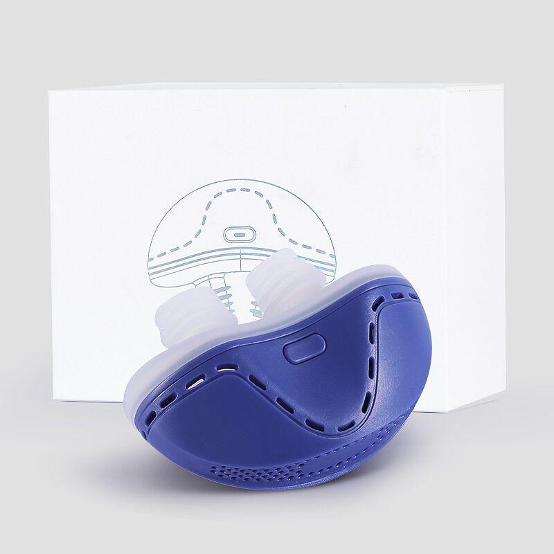 New Compact Electric Anti-Snoring Device for Men and Women - Home Use Solution to Stop Snoring