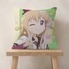 Cute Manga-YuruYuri Pillow Cover Sofa Cushion Cover Home Room Decoration Children Gift