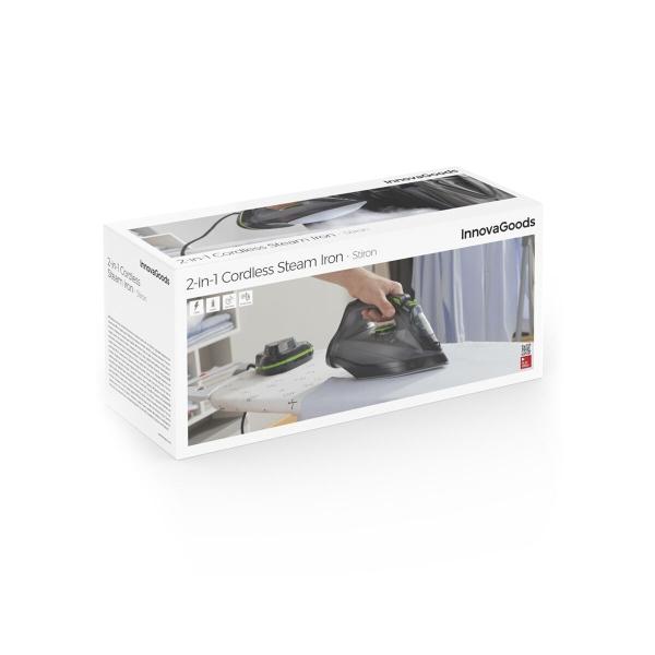 Stiron 2-in-1 Cordless Steam Iron 2400W + 320ml Tank Sprayer