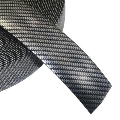1 Pcs 1m Car Sticker Threshold Bar Modification Pedal Decoration Strip Carbon Fiber Grain Bumper Door Border Bumper Sticker