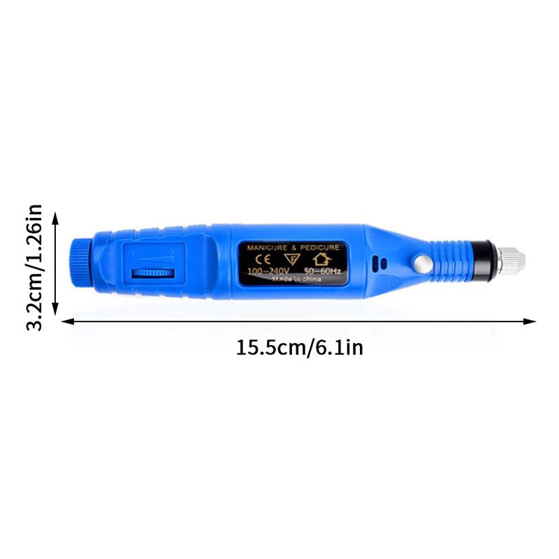 Professional Strong Function Nail Drill Machine Set Electric Nail Sander Gel Polish Remover Tool Driller Manicure Nail Accessory