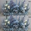 Wedding Aisle Blue Artificial Flower Row Decoration