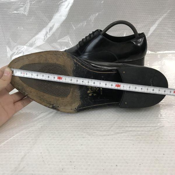 Japan PIDO Width Selection Straight Tip Dress Shoes 26cm 4E Black(USED)
