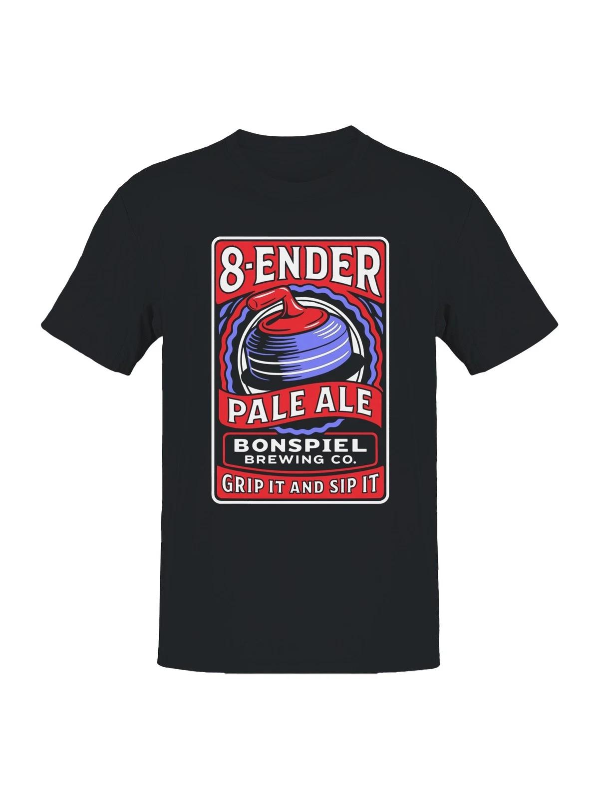 8-Ender Pale Ale Curling Design Men s T-shirt S