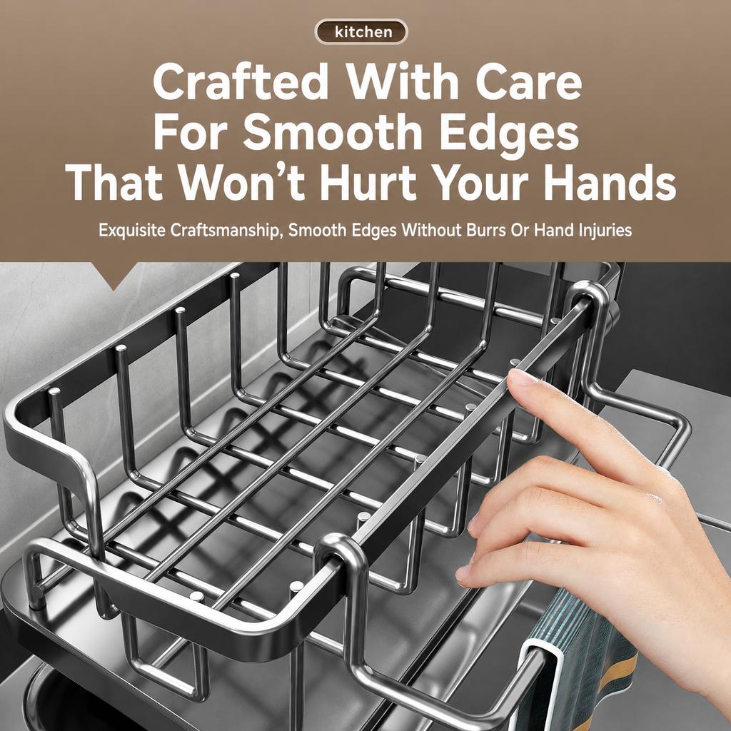 Sink Caddy Kitchen Storage Rack