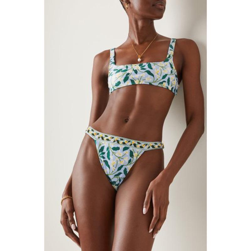 

Бикини с принтом в европейском и американском стиле - Женский купальник из двух частей 22037334 XL