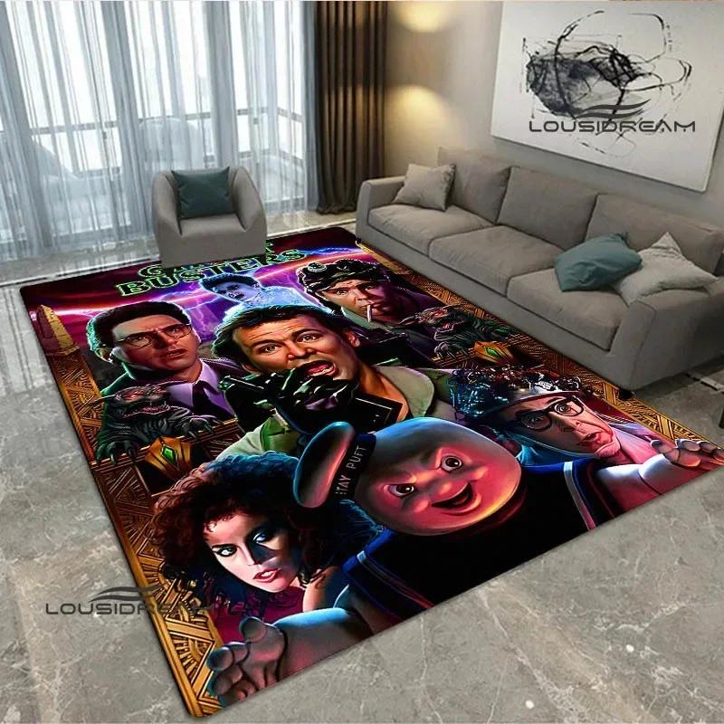 3D G-Ghostbusters Cartoon printed carpet living room bedroom carpet non-slip door mat area rug Home room decor birthday gift