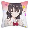 Alya Sometimes Hides Her Feelings In Russian Pillow Cartoon Sofa Decorative Home Double-sided Printing Short Plush Cushion Coverzye,