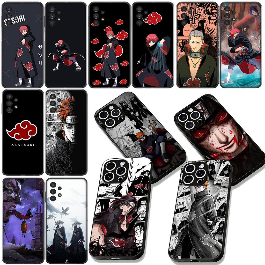 Sasori Itachi Uchiha Narutos Pain Akatsuki Phone Case for Xiaomi Poco C85 C65 C75 X7 X6 M6 M8 F7 F8 Ultra F6 Pro Cover Casing