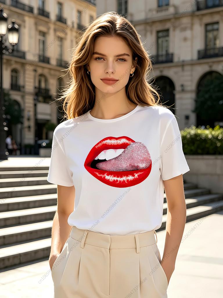 1pcs Fashion Mouse Unisex T Shirts For Girls Funny Printing Short Tshirts For Unisex Tshirts Lady Tops