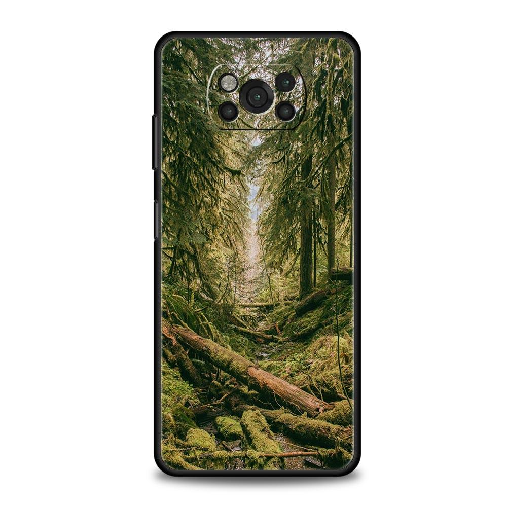 Forest Beach Sunrise Nature Phone Case For Xiaomi Poco X3 NFC M3 F3 F4 M4 X4 Mi Note 12T 12 Pro 10 11 Lite 10T 5G 11T 9T Cover