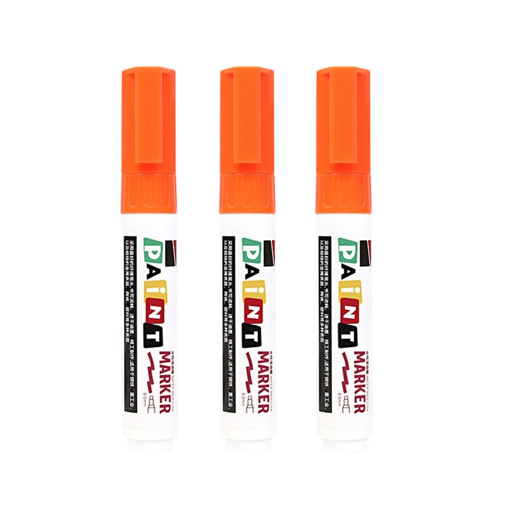 3Pcs Monument Paint Pen Sunproof Waterproof Stone Marker Pen For Writing Coloring On Tombstones Gravestone Restoration