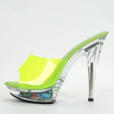 Women's Summer Sexy Versatile High Heel Sandals D113 Series 13cm Heel 3cm Platform LFD