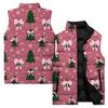 Ladies' Casual And Fashionable Sleeveless Vest Christmas Printed Cotton Jacket