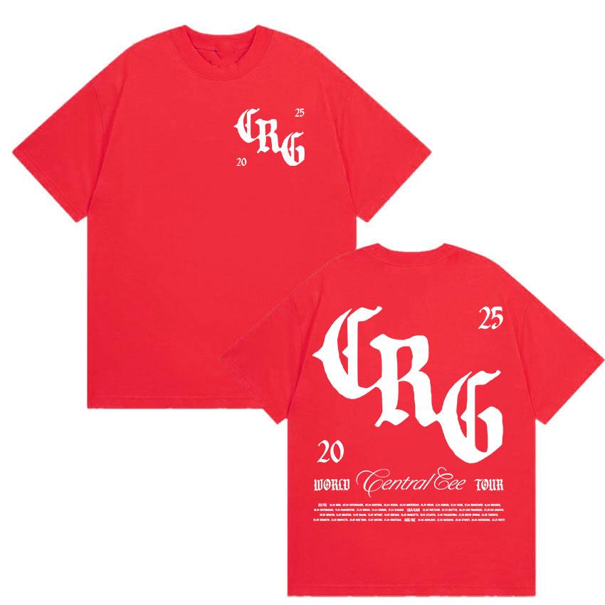 

Rapper Central Cee CAN T RUSH GREATNESS Tour Album 2025 Merch T Shirts Men Women High Quality Fashion Oversized Cotton T Shirt S