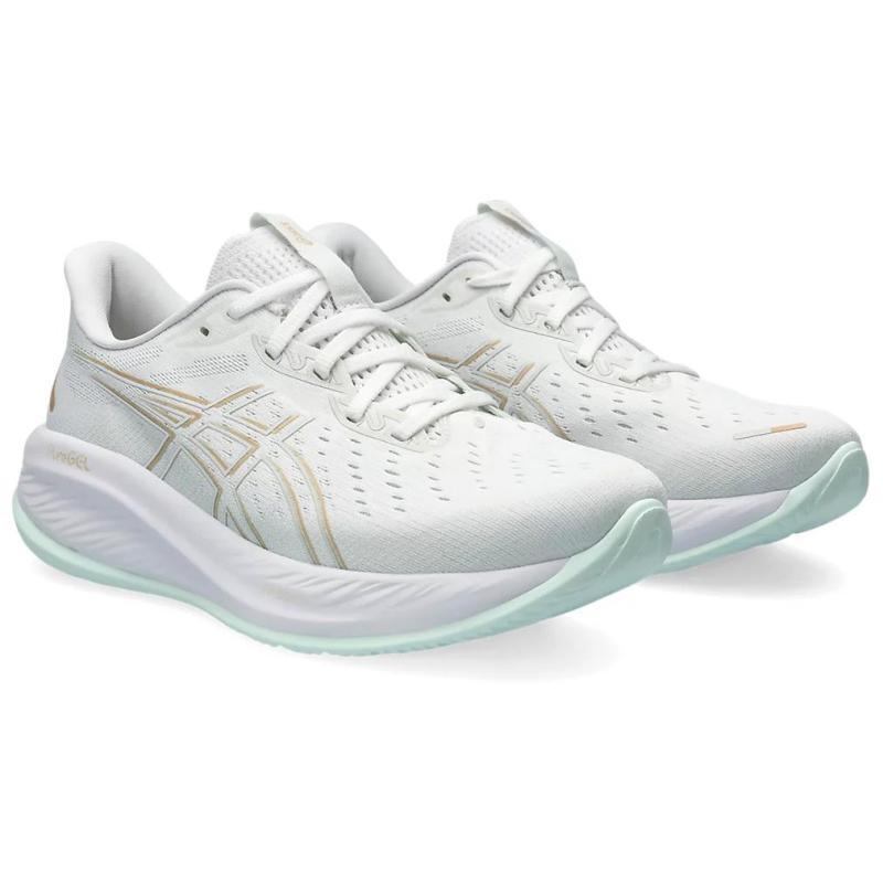 Asics Gel Cumulus 26 White Pale Mint Women's Sneakers 1012B599-100
