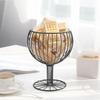 Space Saving Coffee Pod Holder Hollow Fruit Display Stand Simple Snack Storage Tray  Home Decor