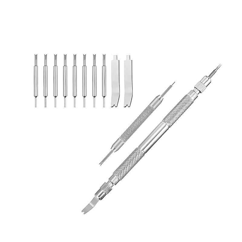 12-teiliges Werkzeugset zur Uhrenreparatur und Armbandanpassung