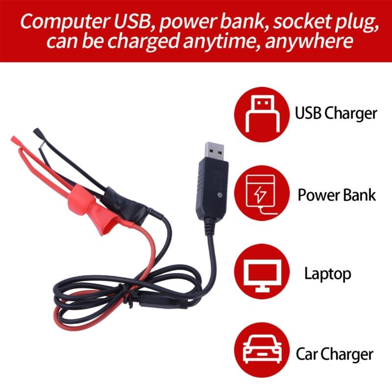 Two Way Radio USB Charging-Clamp for UV-5R UV-82 BF-888S TYT-Retevis Walkie-Talkie 2-Way Transceiver Charger-Cable Cord