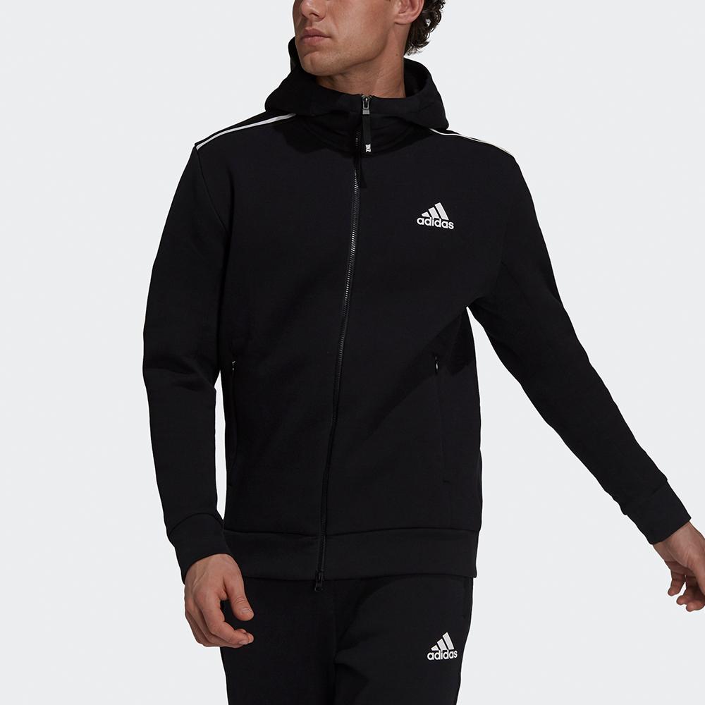 adidas Zne Kurtka Sportowa z Nadrukiem Logo Męska Kurtki Czarna GT9780