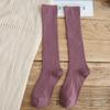 Autumn New Women's Socks Cotton Winter Long Socks Harajuku Female Trick Warm Solid Color Sock Casual Ladies Sox