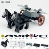 Jinzhi Royal Carriage, Horse Robe, Gun Barrel, Prisoner Cart Series, Small Particle Assembled Model Building Block Toy