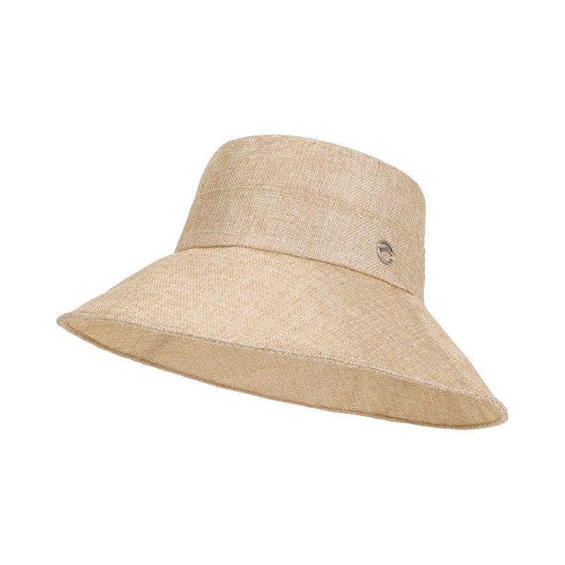 Весна Лето Уличная Поездка Шляпа от Солнца Женская Рыбацкая Шляпа с Широкими Полями Шляпа от Солнца хаки