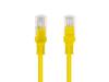 Patchcord Lanberg UTP kat.5e 1,5m żółty