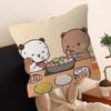 Character Bubu and Dudu Decorative Room Aesthetics Pillow Case Home Decor Bedroom Sofa Bed Couch Pillow Cover X