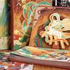 Good-looking 3D Pattern Scrapbook Full-Color Notepad Chinese Style Notebook  Office Supply