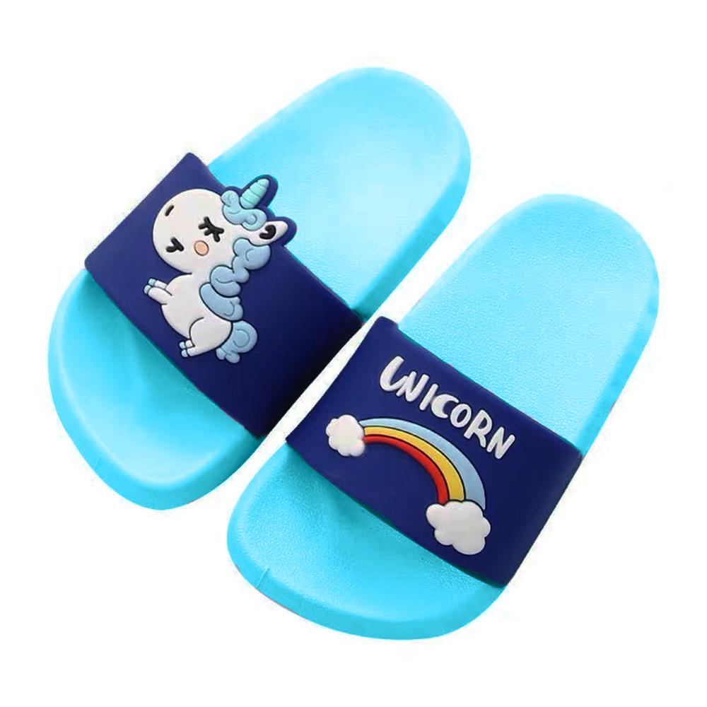 Buy Kids Bathroom Slippers Kids Cartoon Rainbow Slippers at affordable  prices — free shipping, real reviews with photos — Joom
