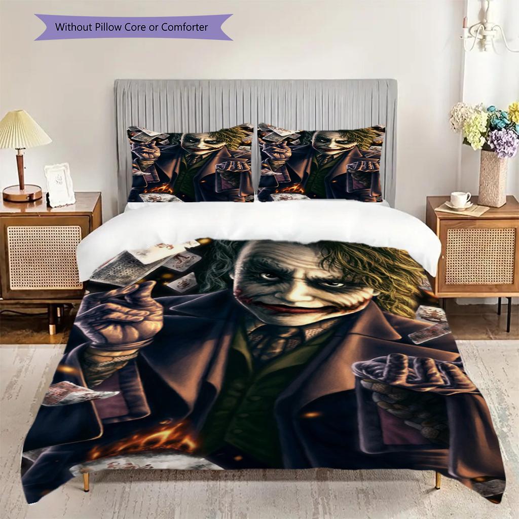 Joker Dark Clown'S Tale Threepiece Set 1 Duvet Cover 2 Pillowcase Without Core Duvet Cover And Pillowcase Soft And Comfortable