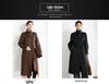 2025 Women's Double-Faced Cashmere Coat: Long, Belted, Elegant Autumn/Winter Wool Coat for Middle-Aged Women