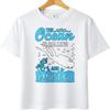 Solid Color For Unisex Crew Neck Tshirt Streetwear The Ocean Is Calling And I Must Go Anime Male Trendy Tee Shirt Trendy Tshirt