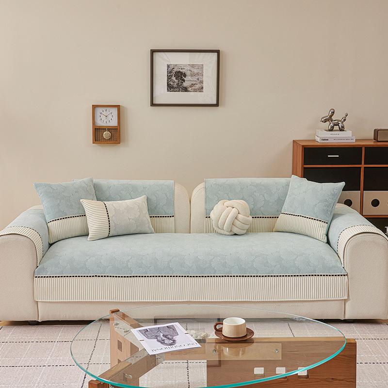 Sofa Cushion Four Seasons Universal Light Luxury Backrest Towel Modern Seat Cushion High-End  New Sofa Cover Cover Cloth Cushion