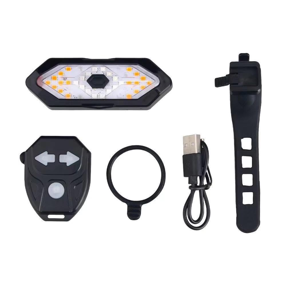 

Bike Tail Light with Turn Signals Warning Bike Lights Wireless Remote Control Cycling Back Light Night Riding Bike accessories